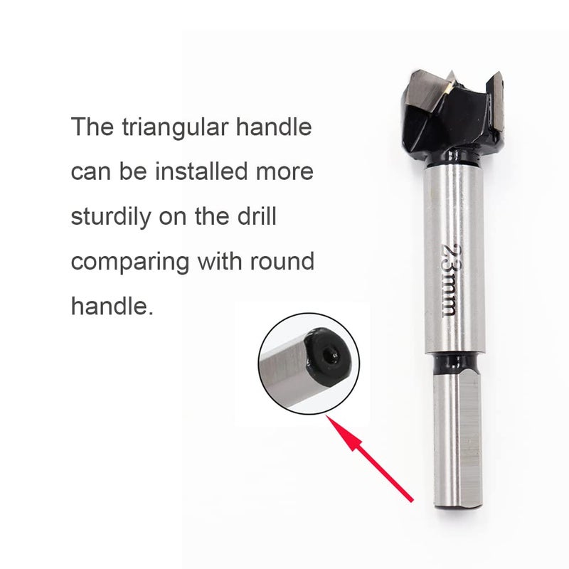 STORMCUBE Forstner Drill Bits 23mm (29/32 inch) Tungsten Carbide Wood Hole Saw Auger Opener Woodworking Drilling Tool Wood Cutter - Image 2